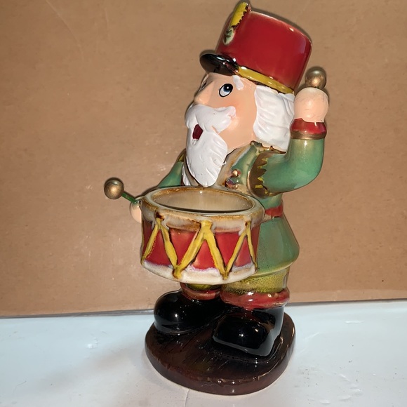 Yankee Candle Christmas Nutcracker Drummer Ceramic Tealight Holder - Picture 2 of 7
